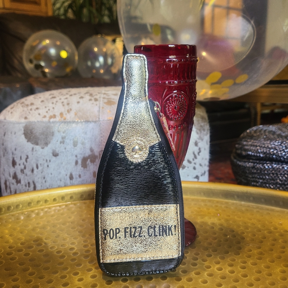 Kate Spade Pop Fizz Clink! Champagne Coin Purse